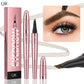 🔥Kjøp 1 få 1 gratis🔥3D vanntett Microblading Eyebrow Pen 4 Fork Tip Tattoo Pencil