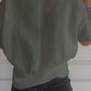 🔥40 % rabatt🔥Enkel ensfarget T-skjorte med V-hals og halvvarm hals