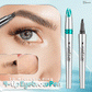 🔥Kjøp 1 få 1 gratis🔥3D vanntett Microblading Eyebrow Pen 4 Fork Tip Tattoo Pencil