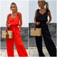 Hot Sale🔥Women's Sleeveless Wide Leg Jumpsuit