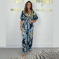 💕Last Day Sale 49%🌹Women's Fashion Leaf Print Plus Size Bodysuit with Elastic Waist
