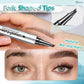 🔥Kjøp 1 få 1 gratis🔥3D vanntett Microblading Eyebrow Pen 4 Fork Tip Tattoo Pencil