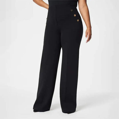 💥Hot Sales-49% OFF💖Women's Plus Size High Stretch High-Waist Wide-Leg Pants