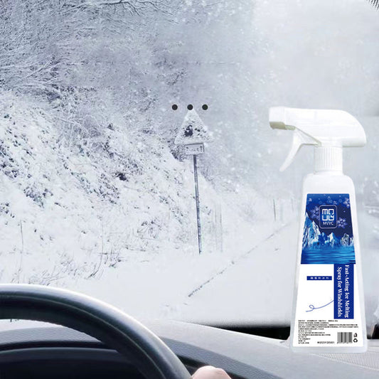 Fast-Acting Ice Melting Spray for Windshields