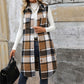 Women's Trendy Lapel Plaid Vest for Fall