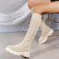 Women's Trendy Knit Knee-High Sock Boots
