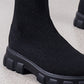 Women's Trendy Knit Knee-High Sock Boots