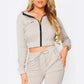 Casual Workout Solid 2-Piece Lounge Set